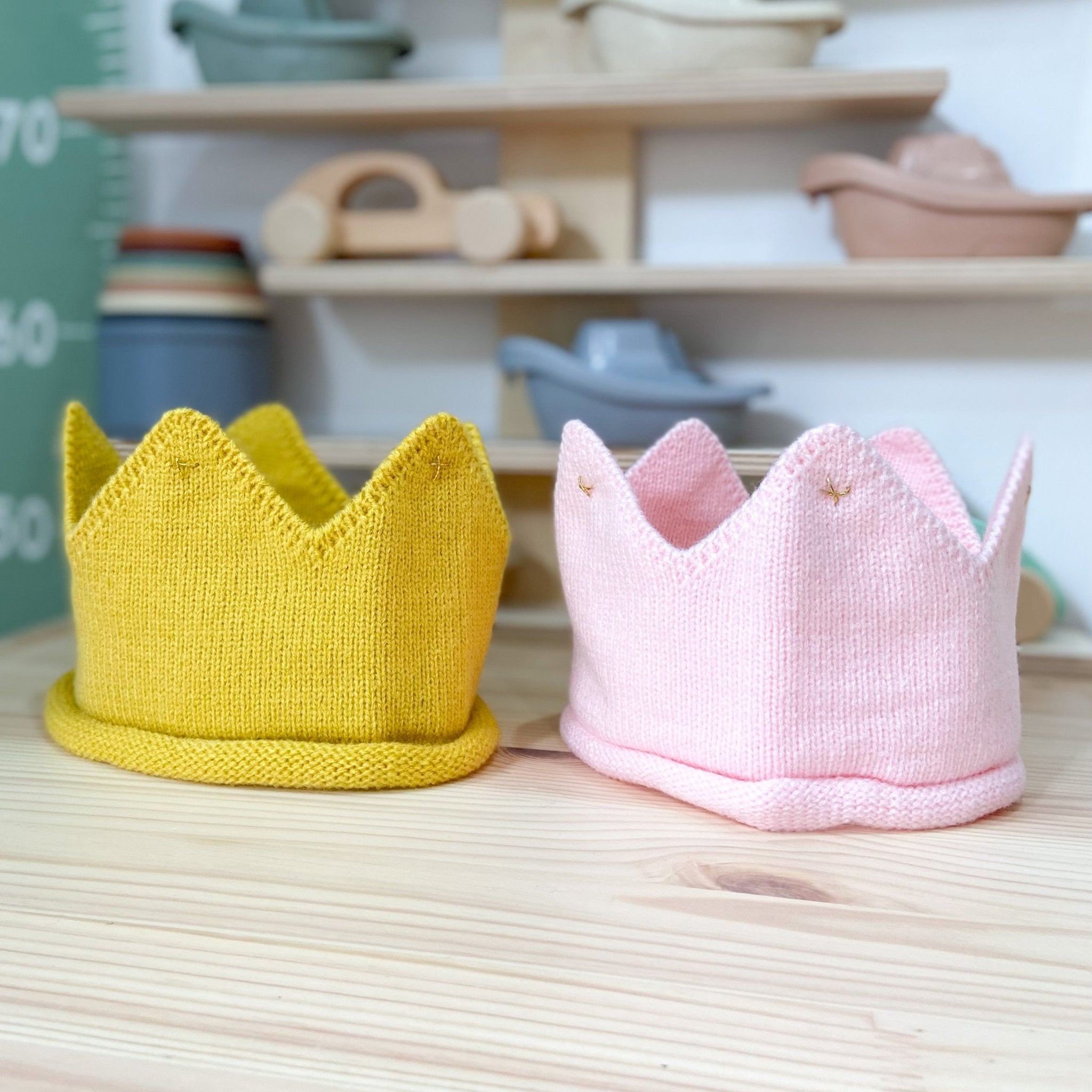 Knitted Kids Crown - Taj + Tommy